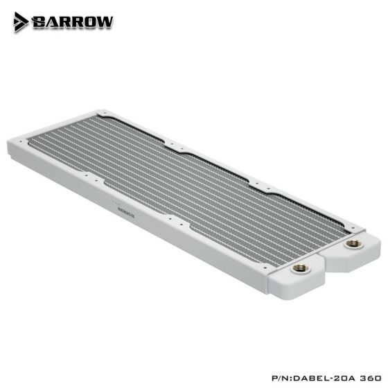 Barrow Radiateur 360mm ultra-fin - 20mm d'épaisseur - Dabel-20a - Blanc