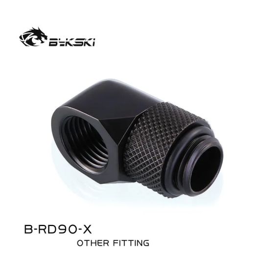 Bykski Adaptateur 90° Rotatif - Noir (B-RD90-X)