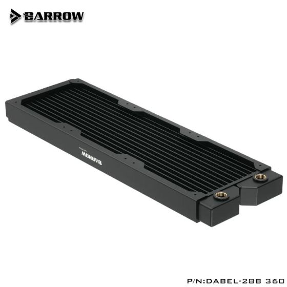 Barrow Radiateur 360mm - 28mm d'épaisseur - Dabel-28b - Noir