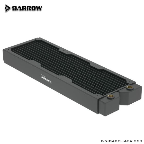 Barrow Radiateur 360mm - 40mm d'épaisseur - Dabel-40a - Noir