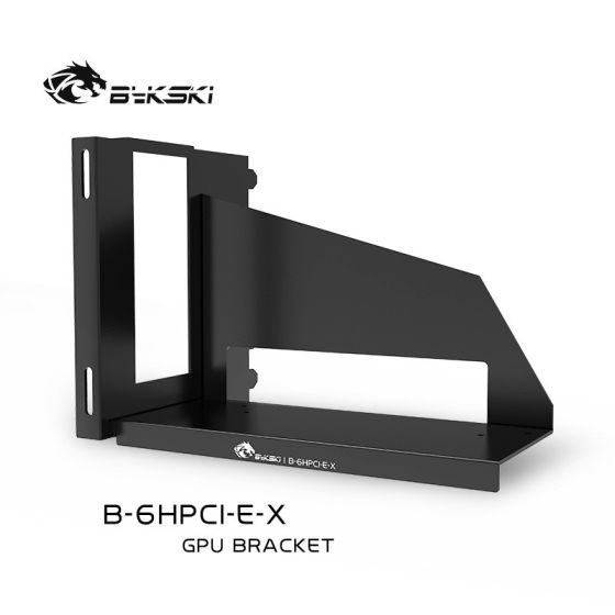 Bykski Support pour montage vertical de la carte graphique - Noir (B-6HPCI-E-X)