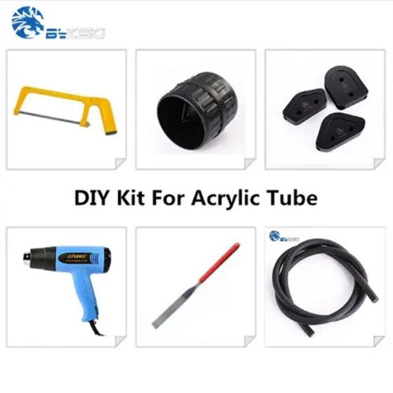 Bykski - Kit d'accessoires pour tubes acrylique OD14mm