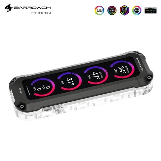 Support Plat Barrow Pour Pompe/réservoir De Watercooling - Compatible Radiateurs 120 Mm
