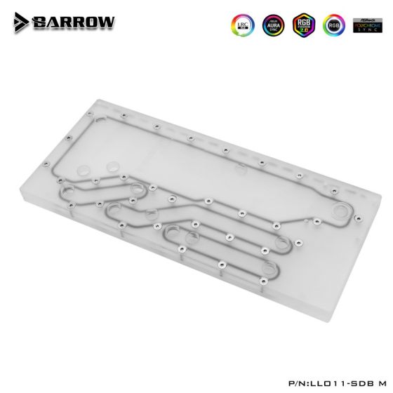 Barrow Distro Plate pour boîtier Lian Li O11D Mini (LLO11-SDB-M)