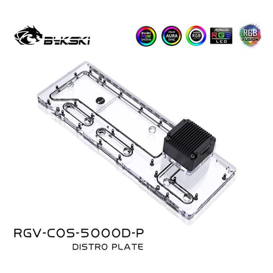 Bykski Distro Plate pour boîtier CORSAIR 5000D sans pompe (RGV-COS-5000D)