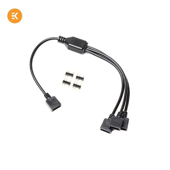 EK-Loop D-RGB 3-Way Splitter Cable - Câble de dédoublement ARGB 1-3 ports