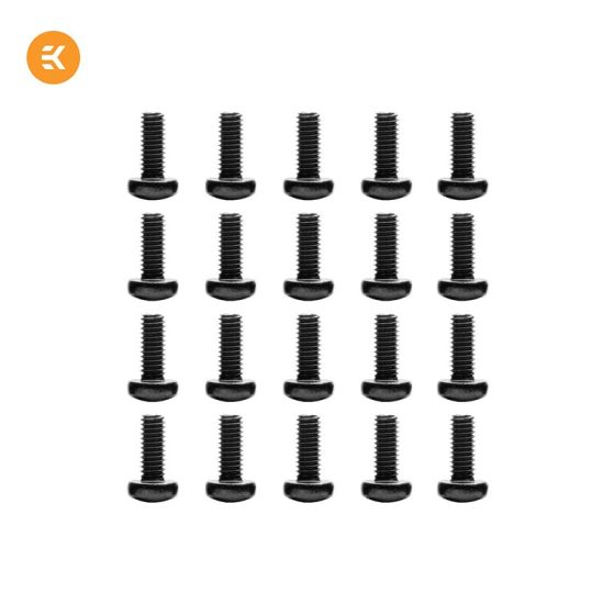 EK-Loop Phillips Head Screw Set - jeu de vis M4x10mm - Noir (20pcs)