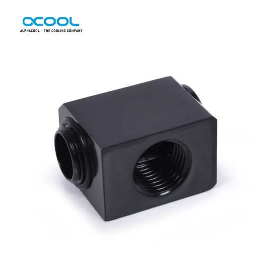 Alphacool - Adaptateur Low Profile ES 90° - Noir