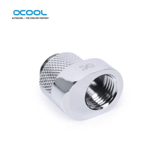 Alphacool - Offset 8mm - Adaptateur de décalage rotatif chromé