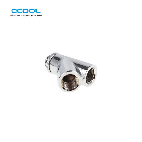 Alphacool - Adaptateur rotatif en Y (45°) - Chrome