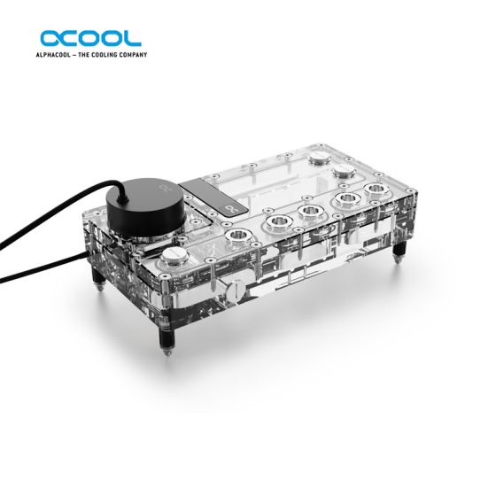 Alphacool Core Distro Plate 240 avec pompe VPP Apex à droite