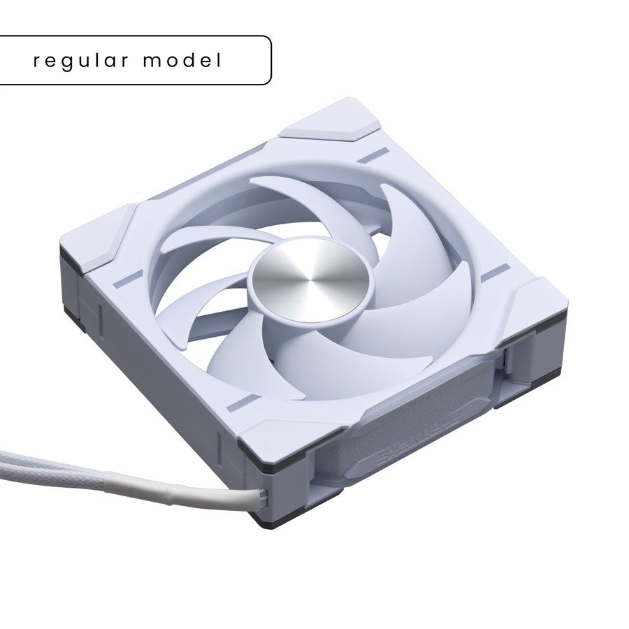 Phanteks D30-120 (regular) - Ventilateur 120mm ARGB - Blanc - Pack