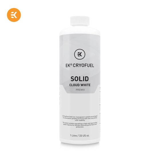 EK-CryoFuel Solid Cloud White - Liquide blanc opaque prêt à l'emploi (1L)