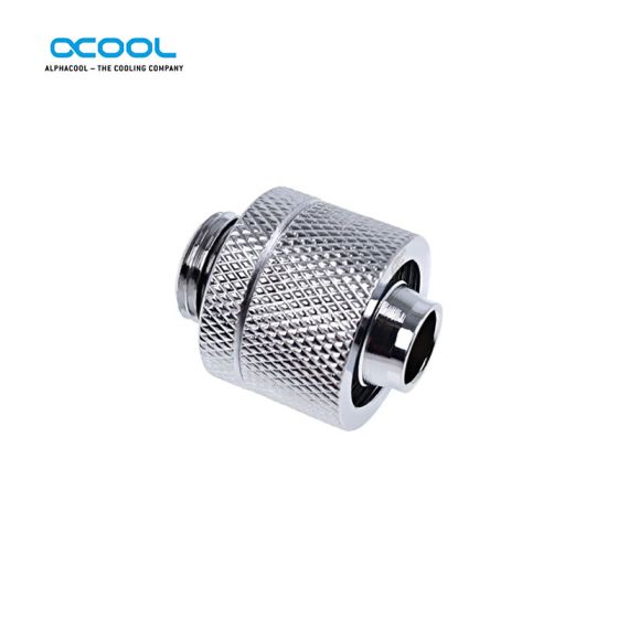 Alphacool Embouts pour tubes souples 16/10mm - Chrome