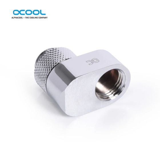 Alphacool - Offset 16mm - Adaptateur de décalage rotatif - Chrome