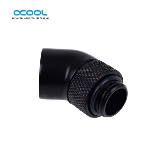 Alphacool - Adaptateur 45° rotatif - Noir