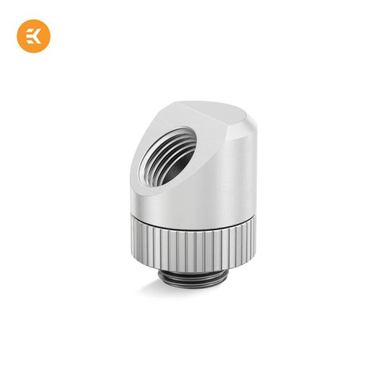 EK-Quantum - Adaptateur 45° Rotatif - Satin Titanium