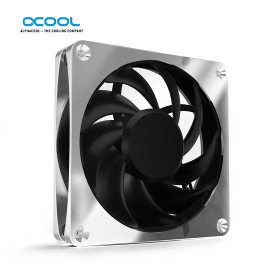 Alphacool Apex Stealth Metal - Ventilateur 120mm (400-2000rpm) - Chrome