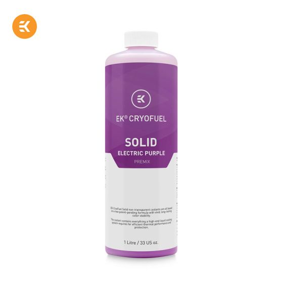 EK-CryoFuel Solid Electric Purple Premix - 1L de liquide prêt à l'emploi (violet - opaque)