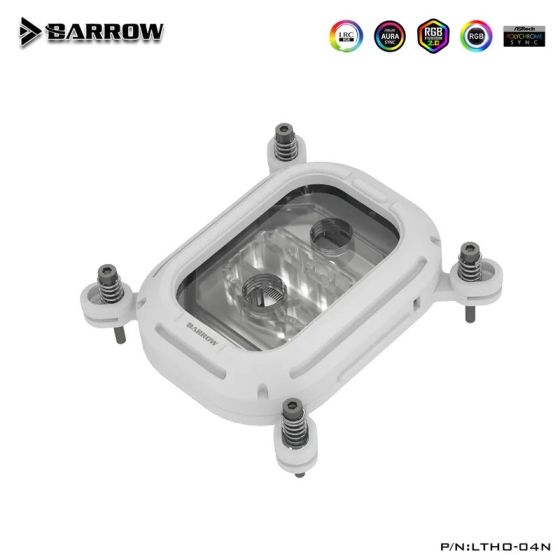 Barrow Waterblock CPU Kepler Series pour Intel - LTHO-04N Blanc