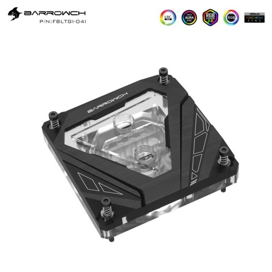 Barrowch Waterblock CPU 'M Series' pour Intel - Noir ARGB (FBLTGI-04I)