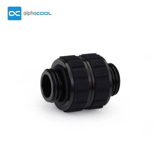 Alphacool Apex Grip - Adaptateur Mâle/Mâle rotatif - Noir