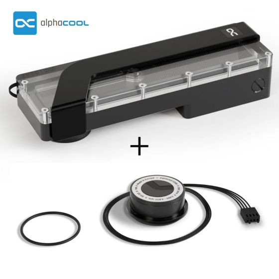 Alphacool Core 2x DDCzero - Réservoir plat 200 avec 2 pompes DDCzero PWM