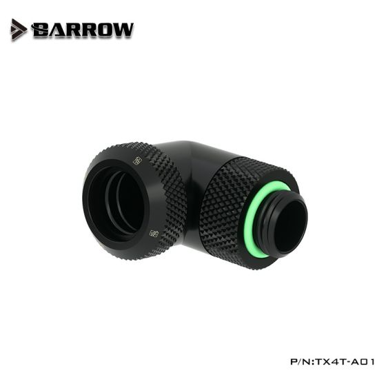 Barrow Adaptateur Rotatif 90° avec embout OD14mm TWT90KND-K14 Noir