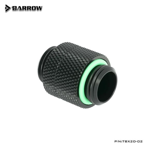Barrow Adaptateur M-M Rotatif TBX2D-02 Noir