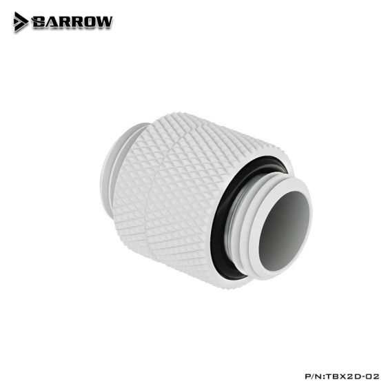 Barrow Adaptateur M-M Rotatif TBX2D-02 Blanc