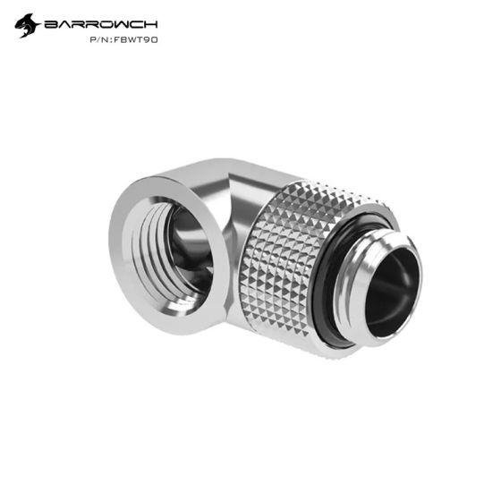 Barrowch Adaptateur 90° Rotatif - Chrome (FBWT90)