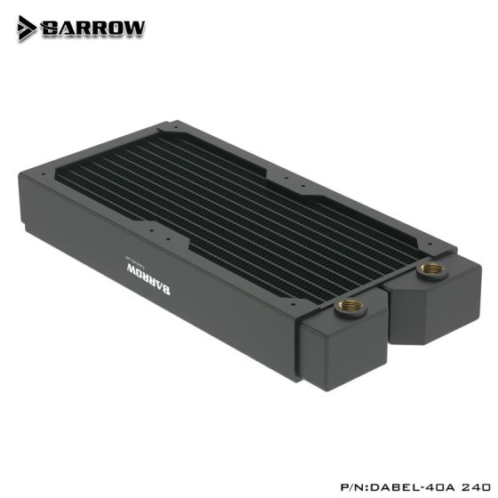 Barrow Radiateur 240mm - 40mm d'épaisseur - Dabel-40a - Noir