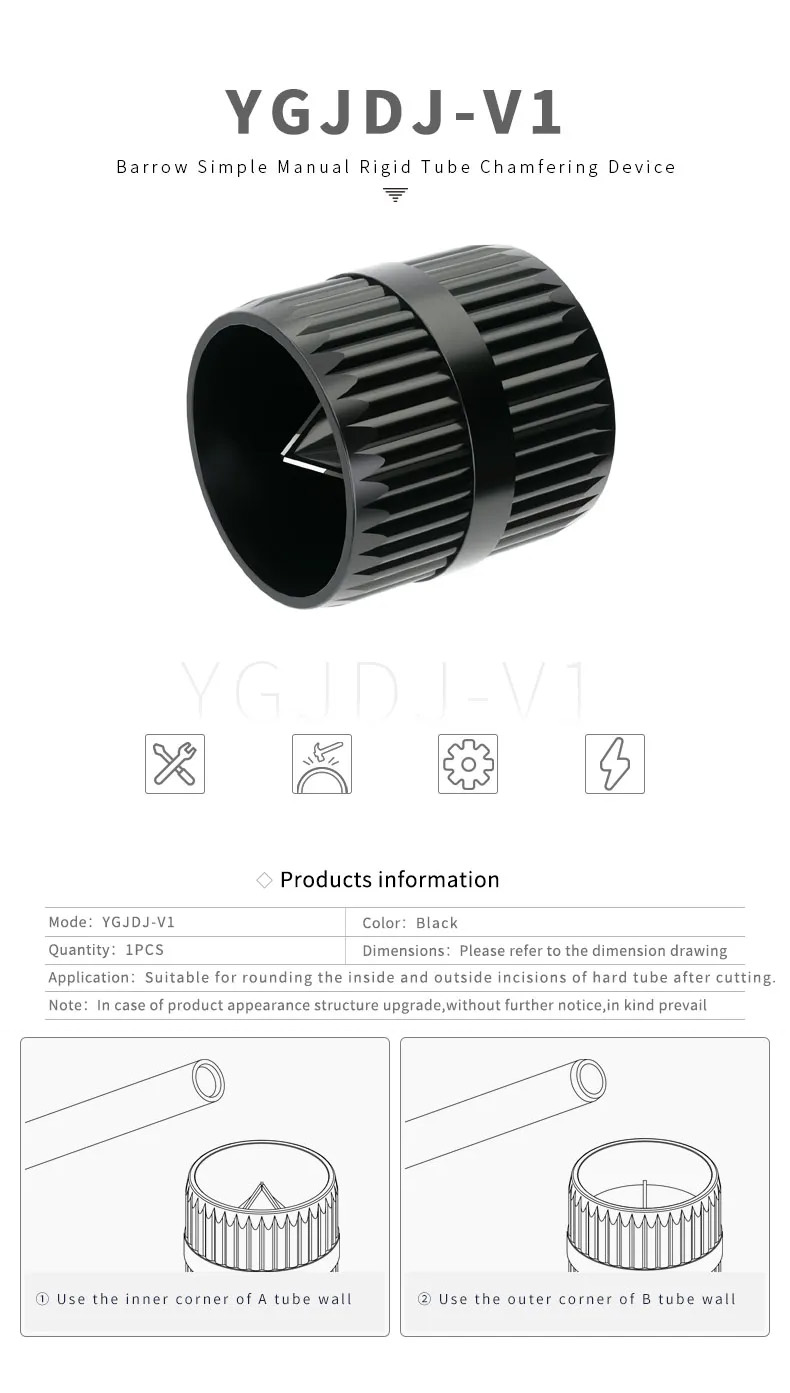 Ebavureur Barrow - Tube Reamer