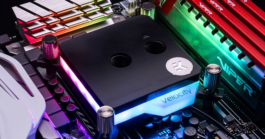 EK-Quantum Velocity D-RGB - Waterblock CPU Intel - Nickel + Acetal