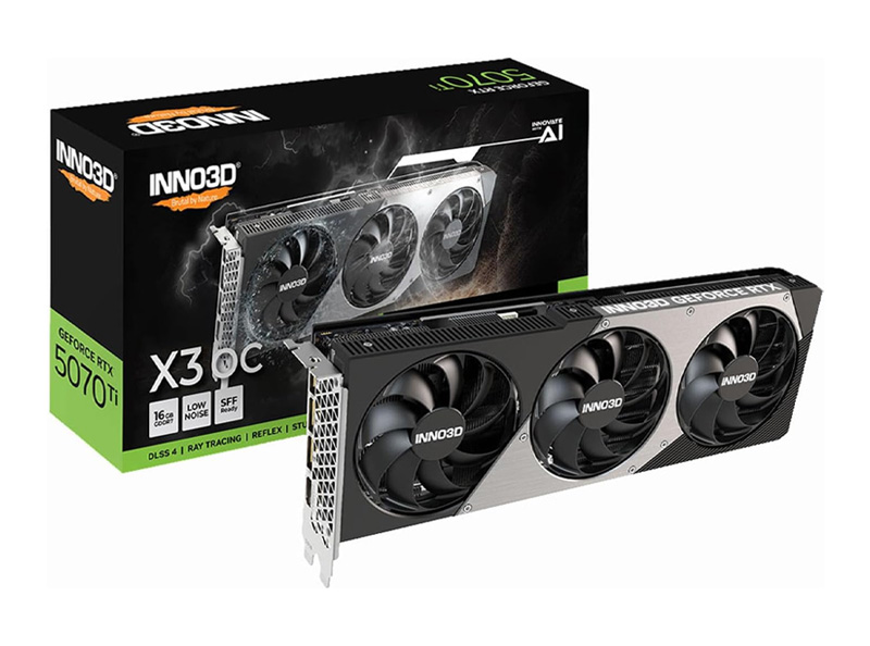 INNO3D GeForce RTX 5070Ti X3 OC SFF 16 Go