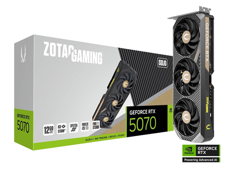 ZOTAC GAMING GeForce RTX 5070 SOLID
